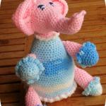 Crochet Pattern, Elephant Amigurumi Toy - Crochet..