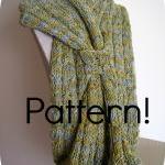 Knitting Scarf Pattern, Cotton - Knitting Tutorial..