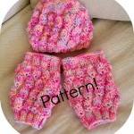Knitting Baby Set Pattern, Hat And Leg Warmers -..